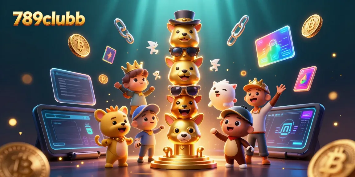 Experience thrilling gameplay with 789clubb's vibrant casino elements, showcasing crypto coins and dynamic visuals.