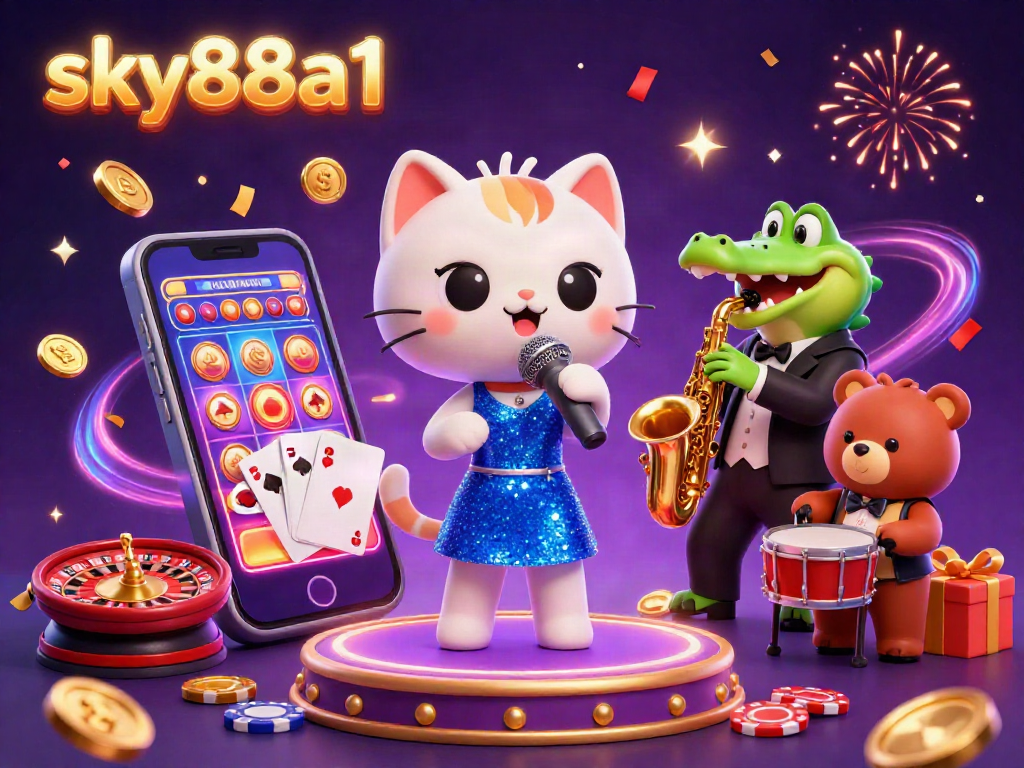 Experience thrilling gameplay on sky88a1 with captivating slot games and vibrant casino atmosphere.