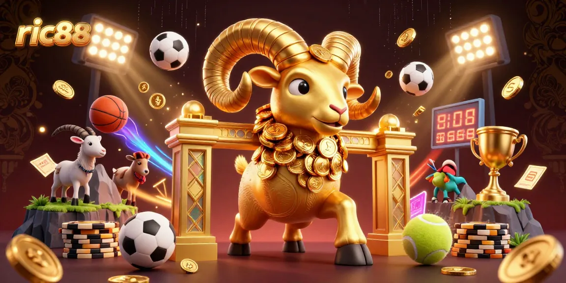 Experience winning thrills at ric88 with dynamic golden ram and exciting sports elements.