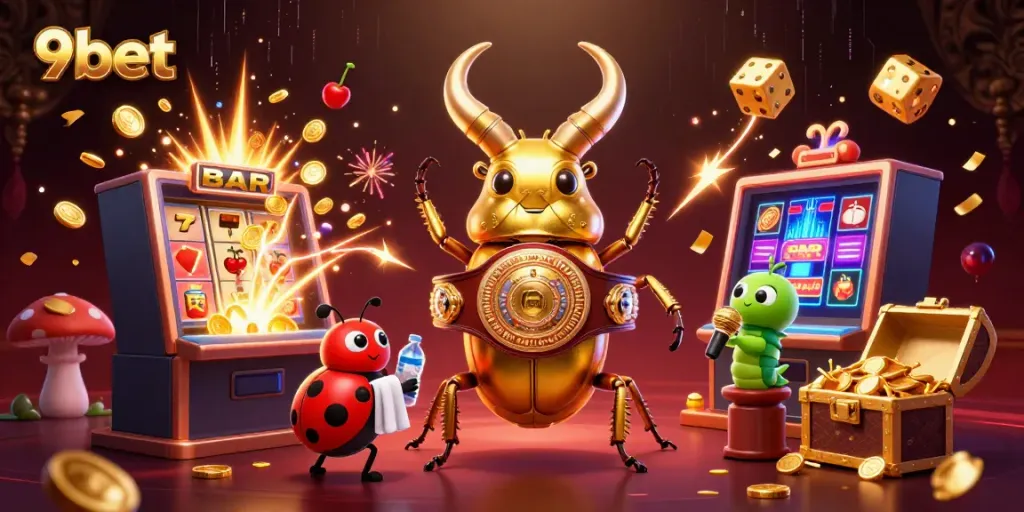 Experience thrilling gaming with 9bet's animated casino adventure featuring lively characters and dazzling jackpots