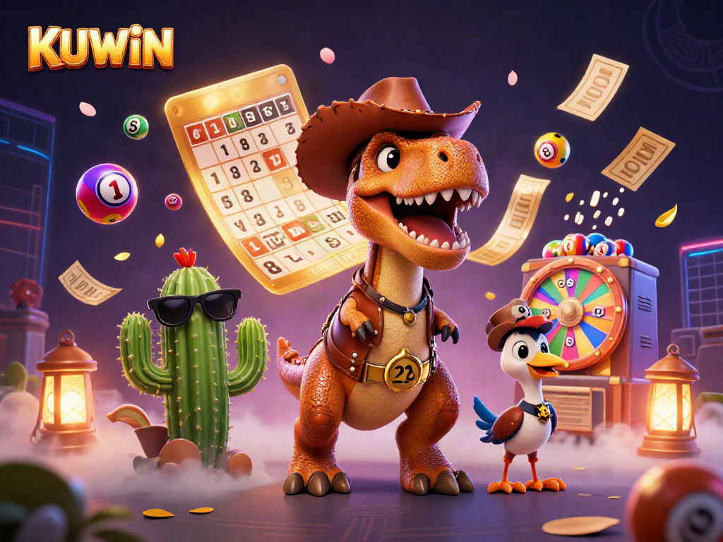 KUWIN captivates with vibrant lottery games in a lively casino atmosphere.