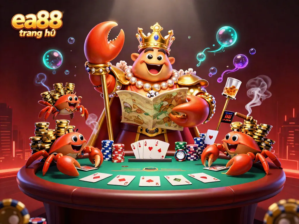 Experience the thrill of gambling at ea88 trang chủ with vibrant 3D casino characters and dynamic game elements.
