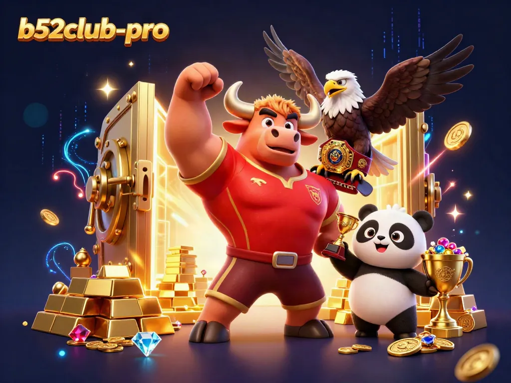 Maximize your winnings with b52club-pro's thrilling casino adventures in an epic victory scene.