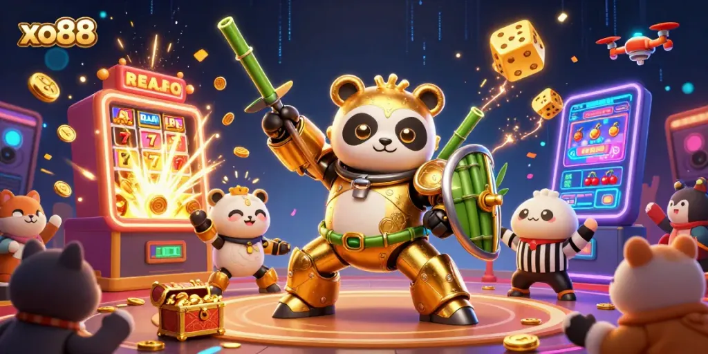 Experience thrilling gameplay at xo88, with dynamic slot machines and engaging lively atmosphere.