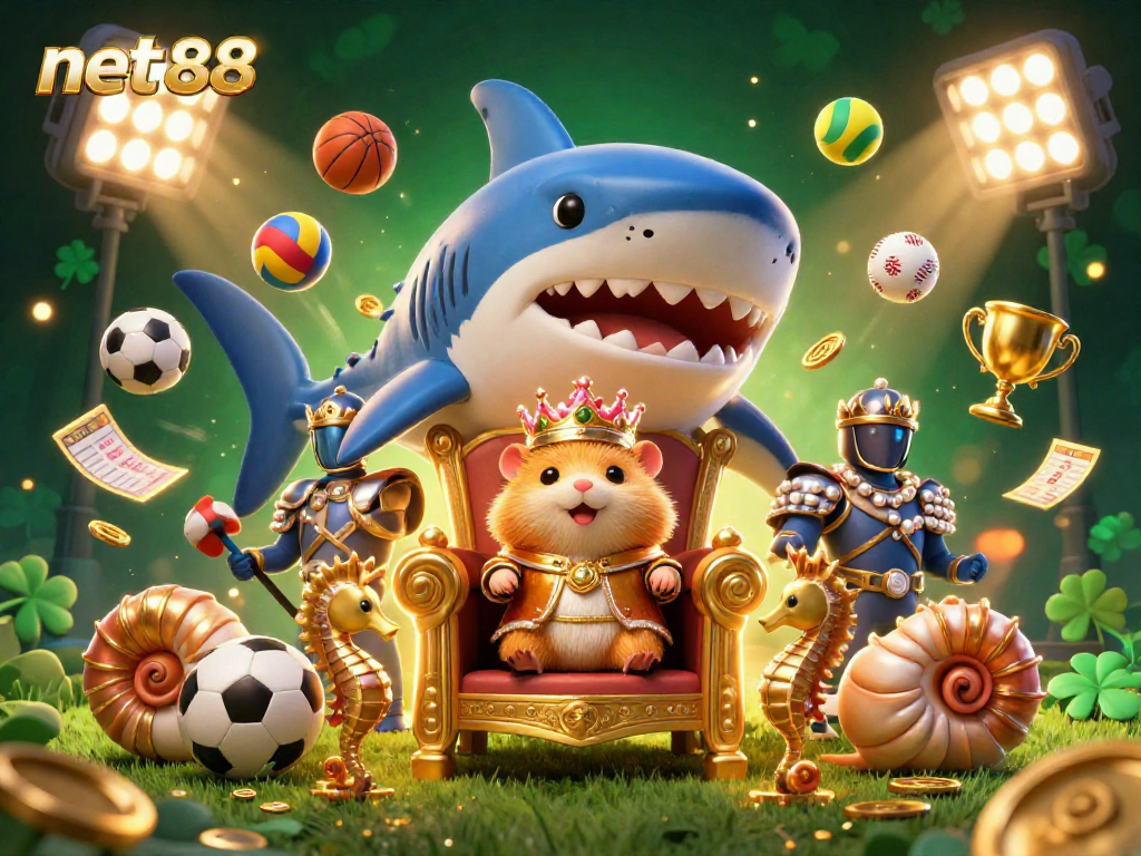 Engage in exciting betting experiences with net88 showcasing the fierce hamster king and dynamic sports elements.