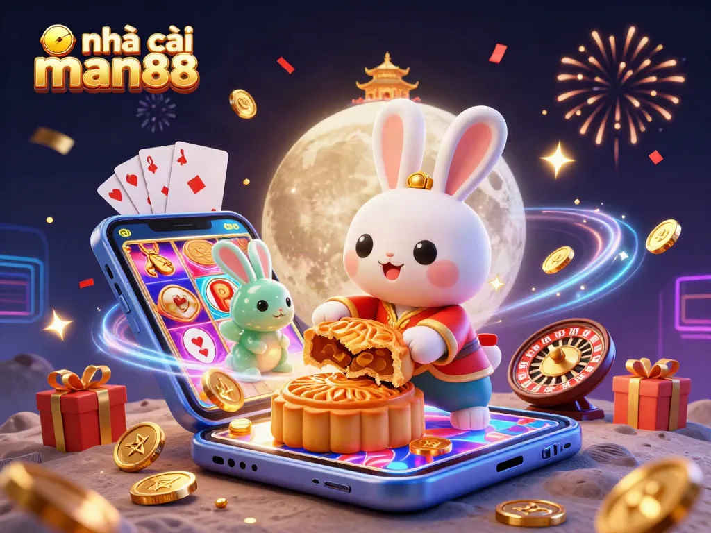 Experience the thrill of nha cai man88 with 3D casino characters and vibrant gaming elements