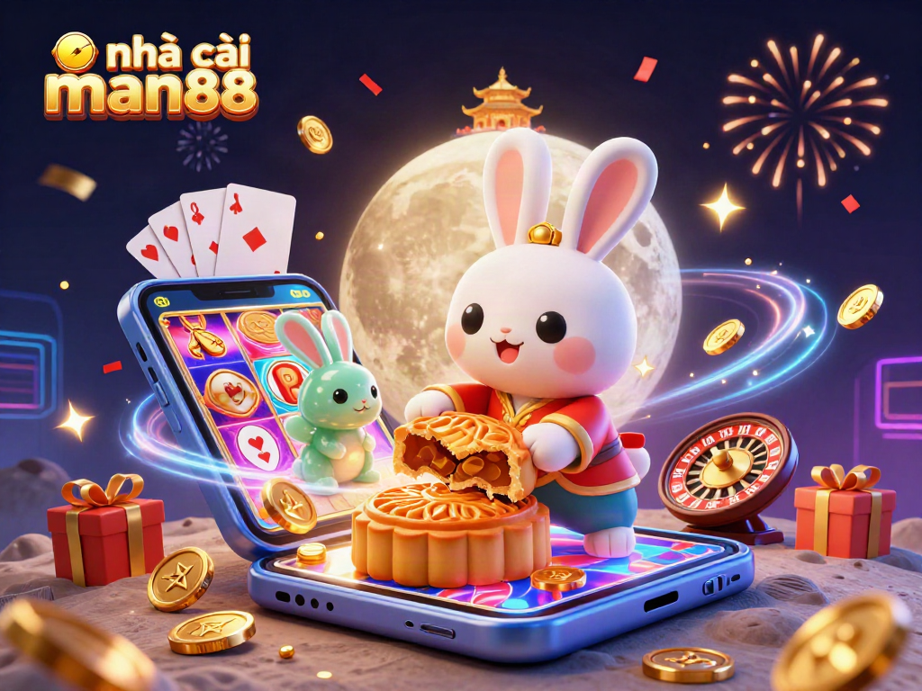 Experience the thrill of nha cai man88 with 3D casino characters and vibrant gaming elements